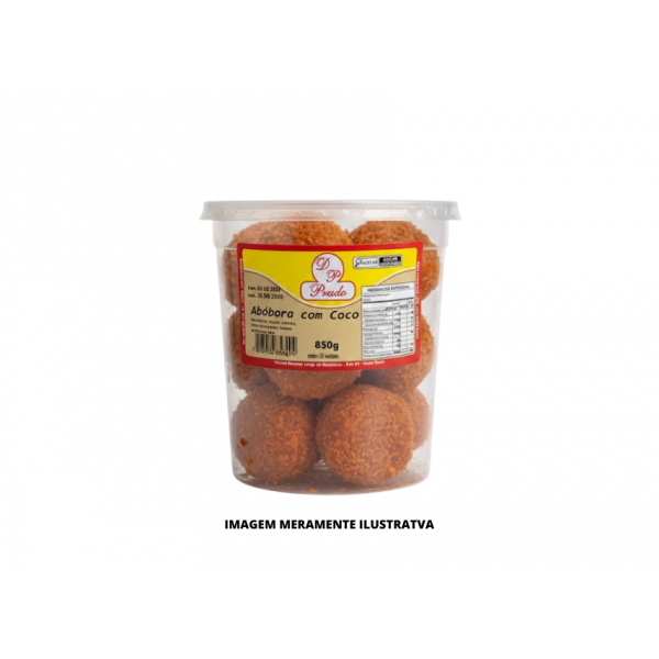 DOCE - DOCES PRADO - 42g ABOBORA - PT20